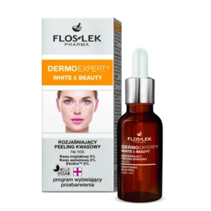 Floslek Dermoexpert White & Beauty rozjaśniający peeling kwasowy na noc, 30 ml