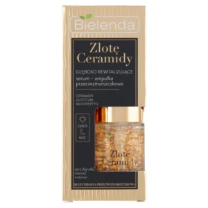 Bielenda Złote Ceramidy głęboko rewitalizujące serum przeciwzmarszczkowe, 15 ml