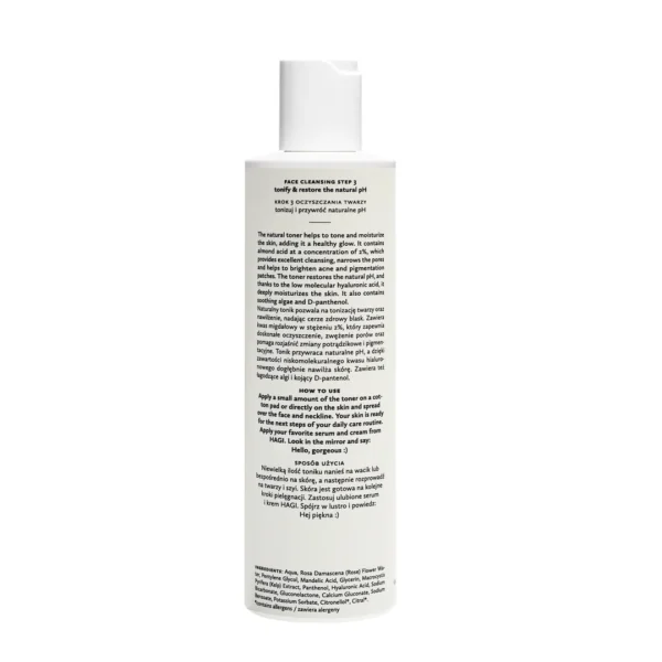Hagi nawilżający tonik do twarzy, 200 ml - obrazek 3