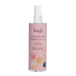 Hagi Wakacje na Bali naturalna rozświetlająca mgiełka do ciała ze złotymi drobinkami, 100 ml