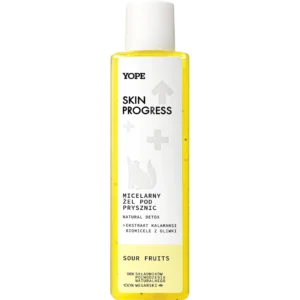 YOPE Skin Progress Natural Detox micelarny żel pod prysznic Sour Fruits, 200 ml