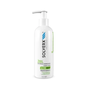 Solverx Acne Skin żel do mycia i demakijażu twarzy i oczu, 200 ml