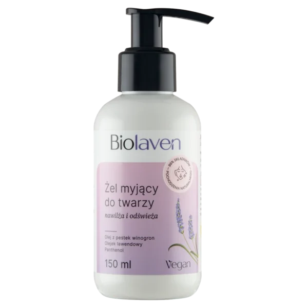 Biolaven żel myjący do twarzy, 150 ml