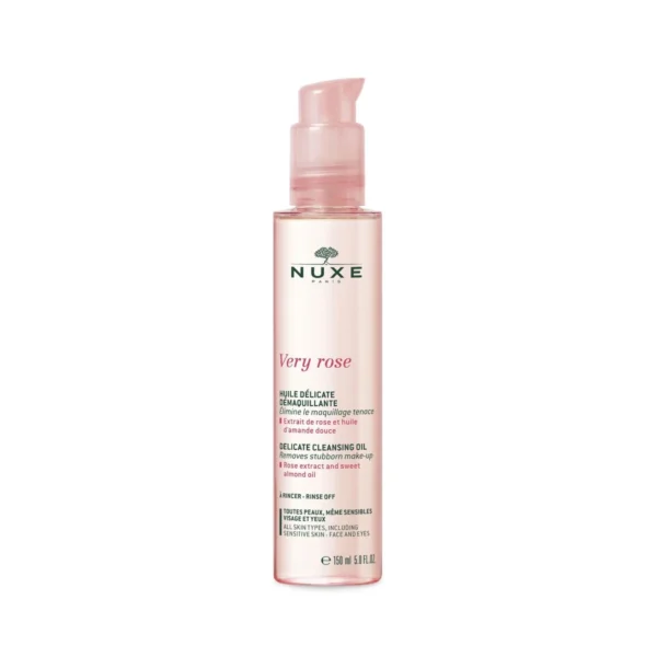 Nuxe Very Rose delikatny olejek do demakijażu, 150 ml
