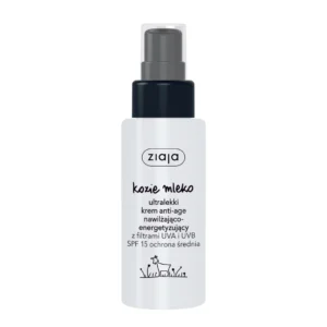 Ziaja Kozie Mleko ultralekki krem anti-age nawilżająco-energetyzujący SPF 15, 50 ml