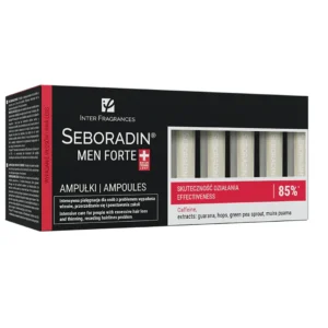 Seboradin Men Forte kuracja przeciw wypadaniu włosów dla mężczyzn, 5,5 ml x 14 ampułek
