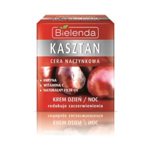 Bielenda Bouquet Nature kojący krem wzmacniający do cery naczynkowej Kasztan, 50 ml