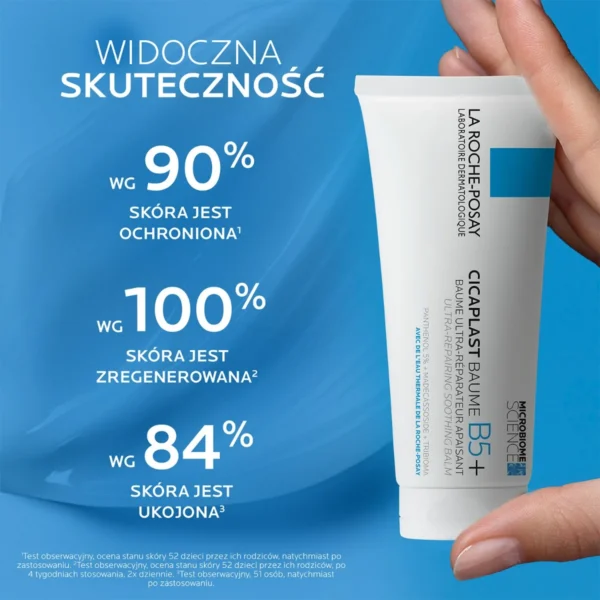 La Roche-Posay Cicaplast Baume B5+, Silnie Regenerujący Balsam Kojący, 100 ml - obrazek 4