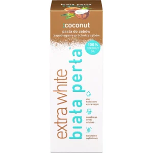 Biała Perła Coconut wybielająca pasta do zębów z olejem z kokosa, 75 ml