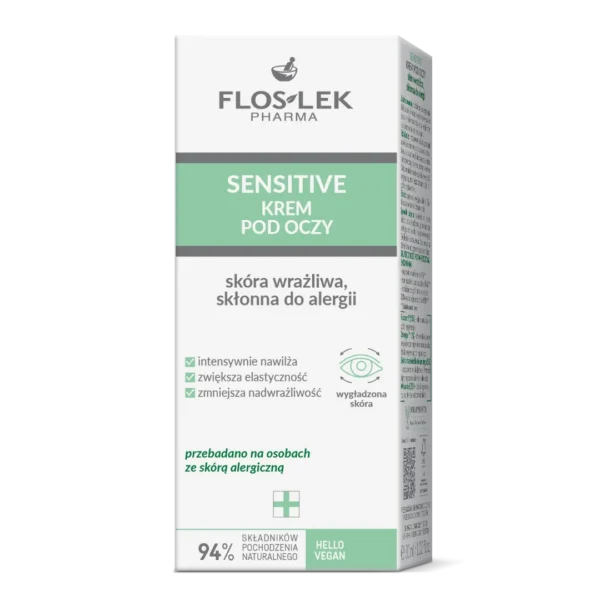 Floslek Sensitive krem pod oczy do skóry wrażliwej, 30 ml