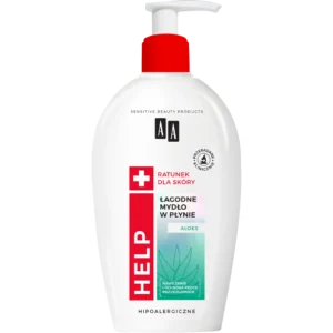AA HELP łagodne mydło w płynie z aloesem, 300 ml