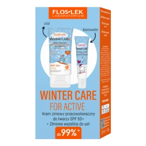 Winter Care For Active krem zimowy przeciwsłoneczny do twarzy SPF 50+, 30 ml + wazelina do ust, 10 g