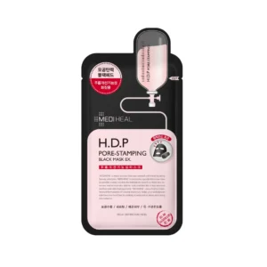 Mediheal Black H.D.P Pore-Stamping maska w płachcie czarna oczyszczająca, 25ml