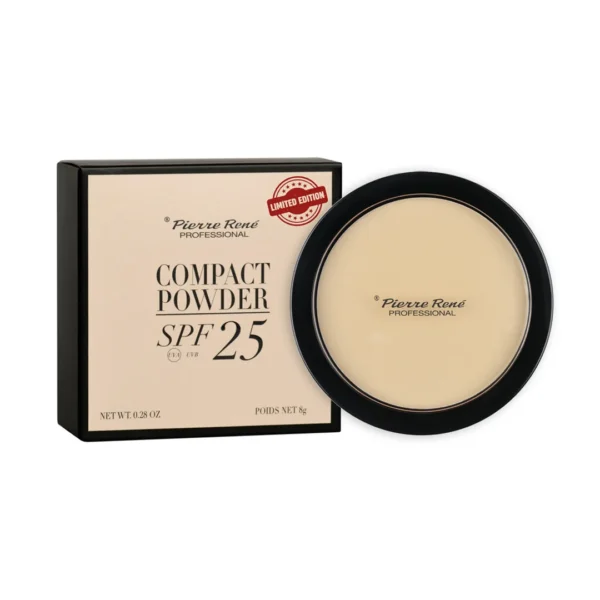 Pierre René Professional Compact Powder Limited puder prasowany SPF 25 nr 103 Classic Ivory, 8 g