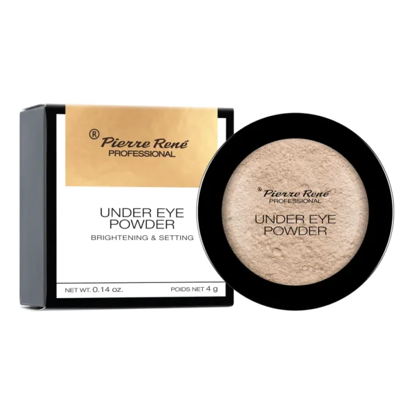 Pierre Rene Professional Under Eye Powder rozświetlająco-wygładzający puder pod oczy, 4 g