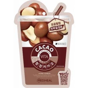 Mediheal Vita Cacao maska w płachcie z tencelu oczyszczająca, 20 ml