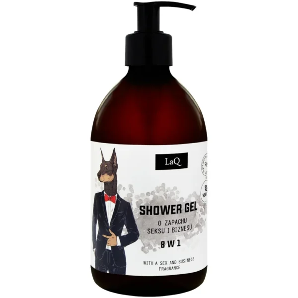 LaQ Doberman Zestaw Żel pod prysznic 500 ml + Masło do twarzy 50 ml + Mydło kostka 85 g - obrazek 3