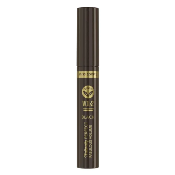 Miss Sporty Naturally Perfect Vol.2 wegański tusz do rzęs, nr 001 Black, 8 ml