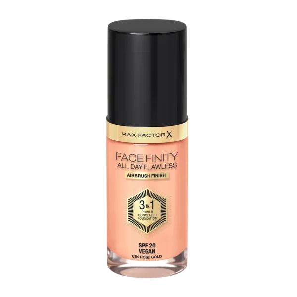Max Factor Facefinity 3w1 podkład w płynie 64 Rose Gold, 30 ml