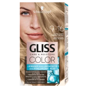 Schwarzkopf Gliss Color farba do włosów nr 9-16 Ultra jasny chłodny blond, 1 szt.
