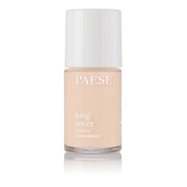 Paese Long Cover podkład z jedwabiem, 03N naturalny, 30 ml