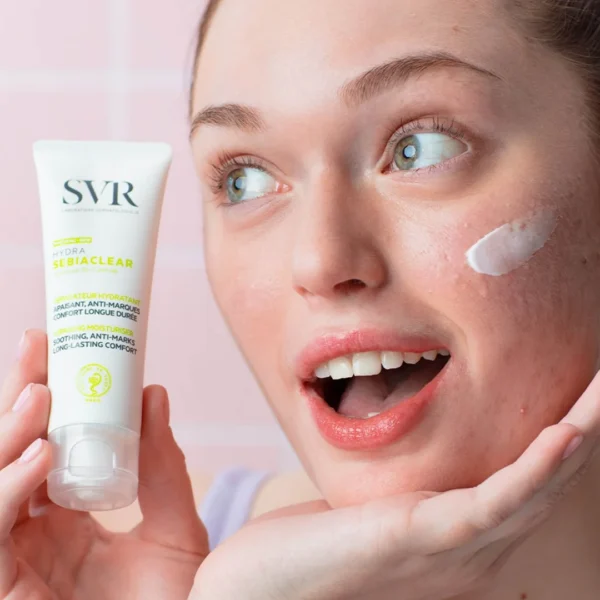SVR SEBIACLEAR Hydra krem do twarzy nawilżająco-regenerujący, 40 ml - obrazek 5