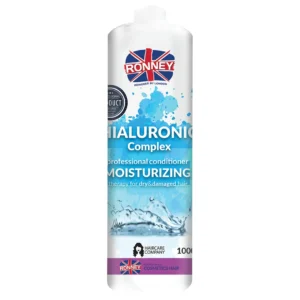 RONNEY Hialuronic Complex Moisturizing nawilżająca odżywka do włosów suchych i zniszczonych, 1000 ml