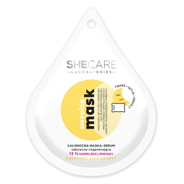 SheCare Sleeping Mask całonocna maska-serum odżywczo-regenerująca, 10 ml