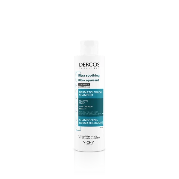 Vichy Dercos szampon ultrakojący do włosów tłustych, 200 ml - obrazek 2