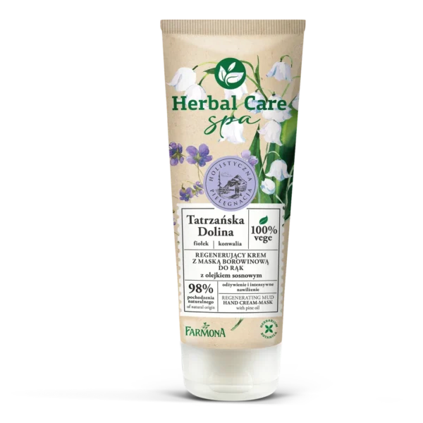Herbal Care SPA Tatrzańska Dolina regenerujący krem-maska borowinowa do dłoni, 100 ml