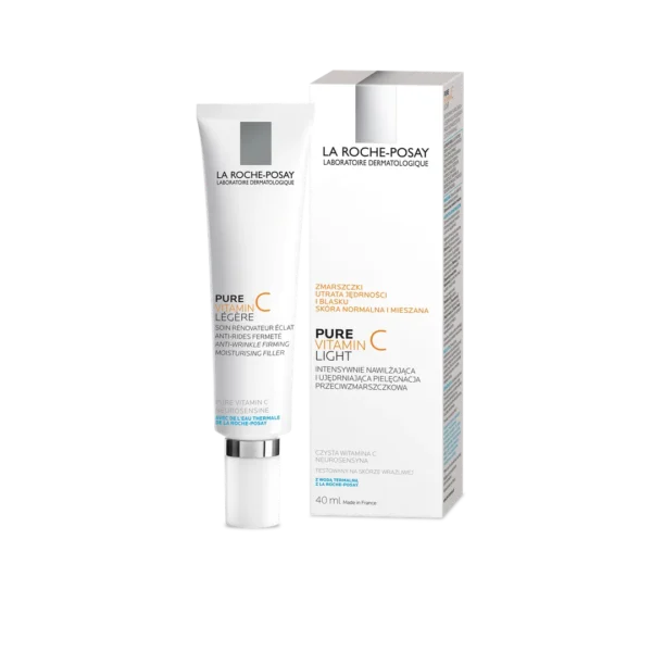 La Roche-Posay Pure Vitamin C Light, Intensywnie Nawilżający krem, 40 ml