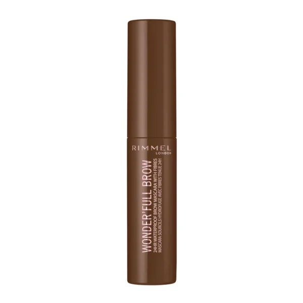 Rimmel Wonder’full Browl wodoodporna maskara do brwi zwiększająca objętość, nr 002 Medium, 4,5 m