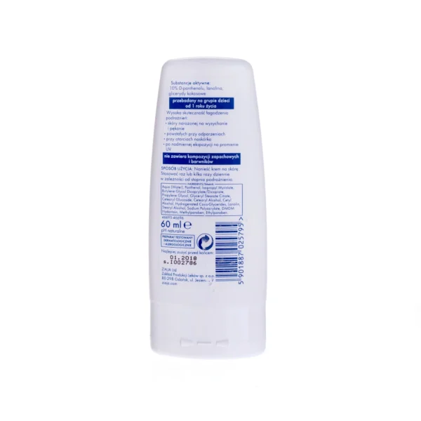 Ziaja 10% D-panthenolu krem łagodzący dla dzieci i dorosłych, 60 ml - obrazek 3