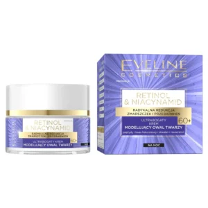 Eveline Cosmetics RETINOL&NIACYNAMID ultrabogaty krem modelujący owal twarzy 60+, 50 ml