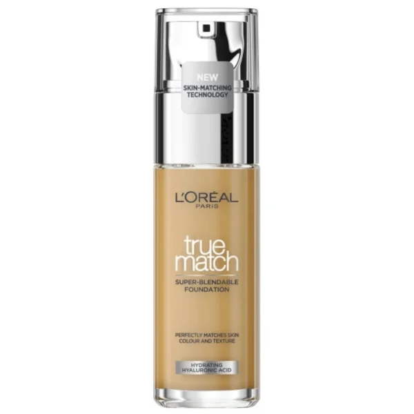 L'Oreal True Match Foundation podkład do twarzy 4W Warm Undertone, 30 ml
