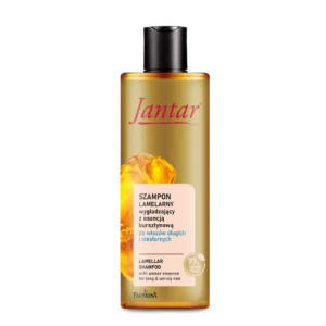 Jantar szampon lamelarny wygładzający z esencją bursztynową do włosów długich i niesfornych, 300 ml