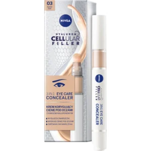 Nivea Hyaluron Cellular Filler 3 w 1 krem korygujący cienie pod oczami ciemny, 4 ml