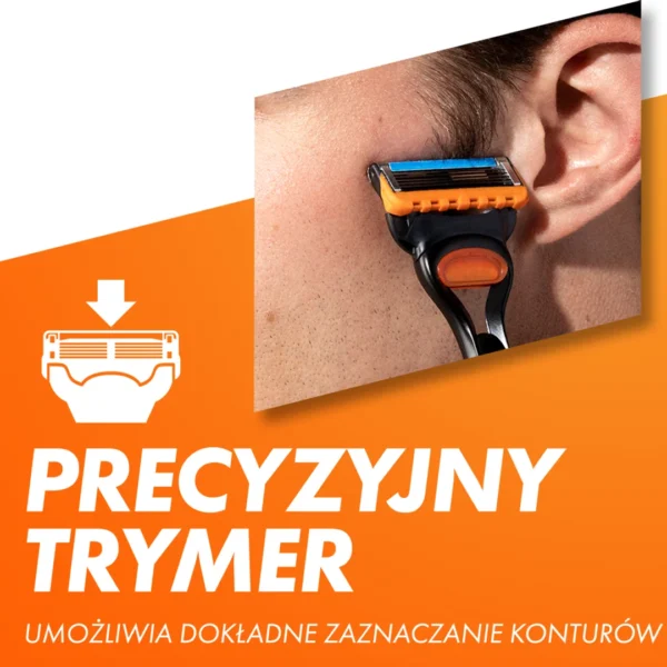 Gillette Fusion5 Ostrza wymienne do maszynki do golenia dla mężczyzn, 8 sztuk - obrazek 8