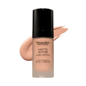 Pierre Rene Professional Matte Active New fluid matujący, 02-porcelain, 30 ml