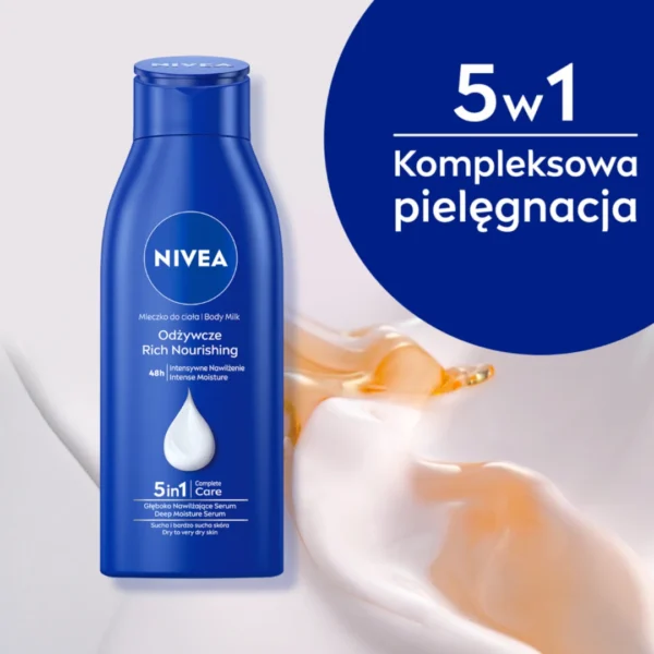 Nivea odżywcze mleczko do ciała dla suchej skóry, 400 ml - obrazek 4