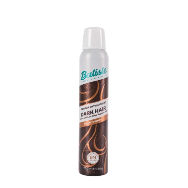 Batiste suchy szampon do włosów dla brunetek Dark & Deep Brown, 200 ml