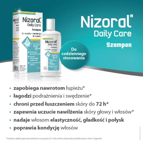 Nizoral Care szampon do włosów z tendencją do łupieżu, 200 ml - obrazek 5
