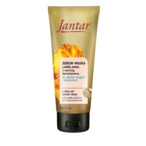 Jantar serum-maska lamelarne z esencją bursztynową do włosów długich i niesfornych, 100 ml