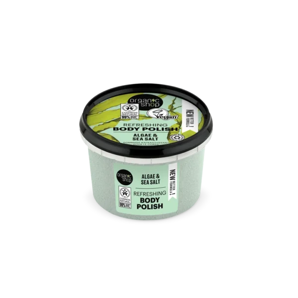 Organic Shop oczyszczający peeling do ciała Atlantyckie Algi, 250 ml
