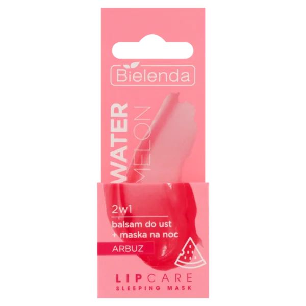 Bielenda Lip Care Sleeping Mask balsam do ust + maska na noc 2w1 Arbuz, 10 g