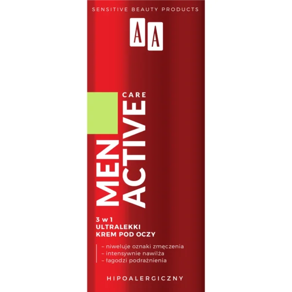 AA MEN Active Care ultralekki krem pod oczy 3w1, 15 ml