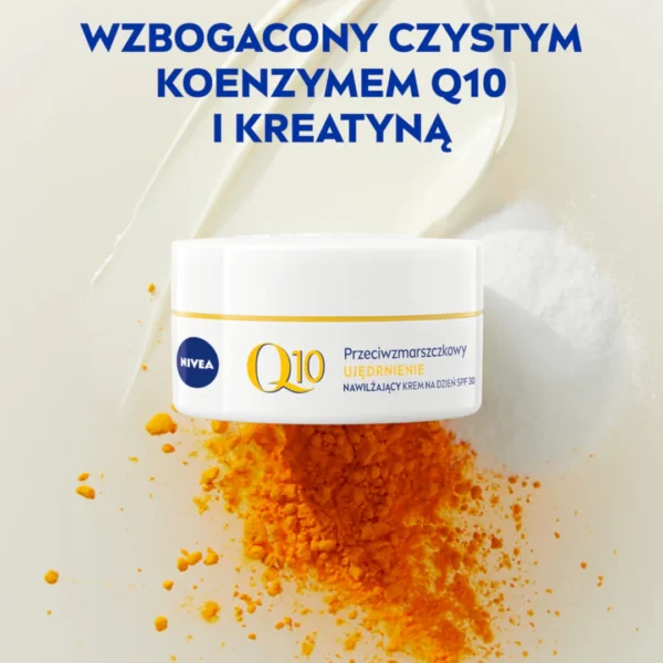 Nivea Q10 Ujędrnienie przeciwzmarszczkowy krem na dzień SPF 30, 50 ml - obrazek 3