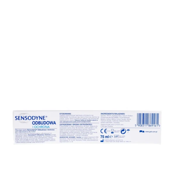 Sensodyne Odbudowa i Ochrona pasta do zębów z fluorkiem, 75 ml - obrazek 4