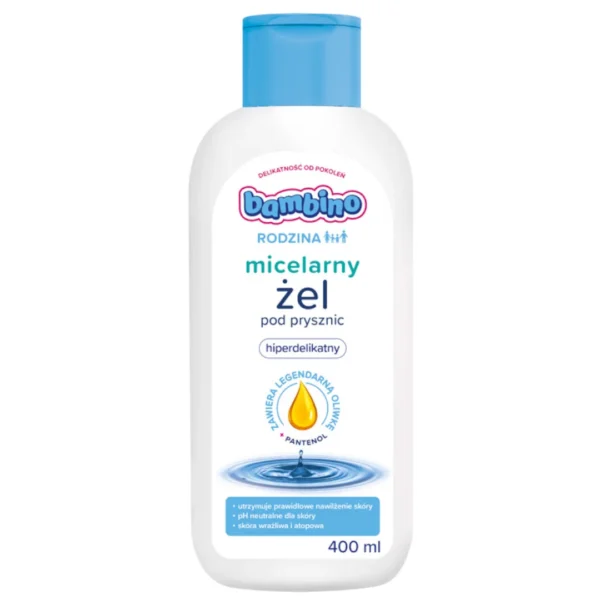 Bambino Rodzina micelarny żel pod prysznic, 400 ml - obrazek 3