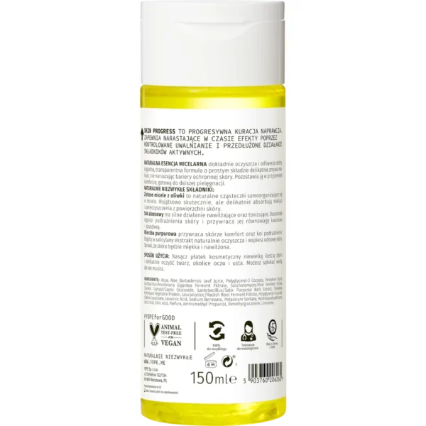 YOPE Skin Progress esencja micelarna do demakijażu, 150 ml - obrazek 3